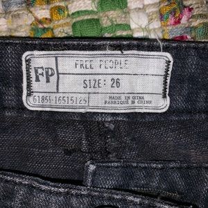 Free people. Black linen pants. Perfect condition!